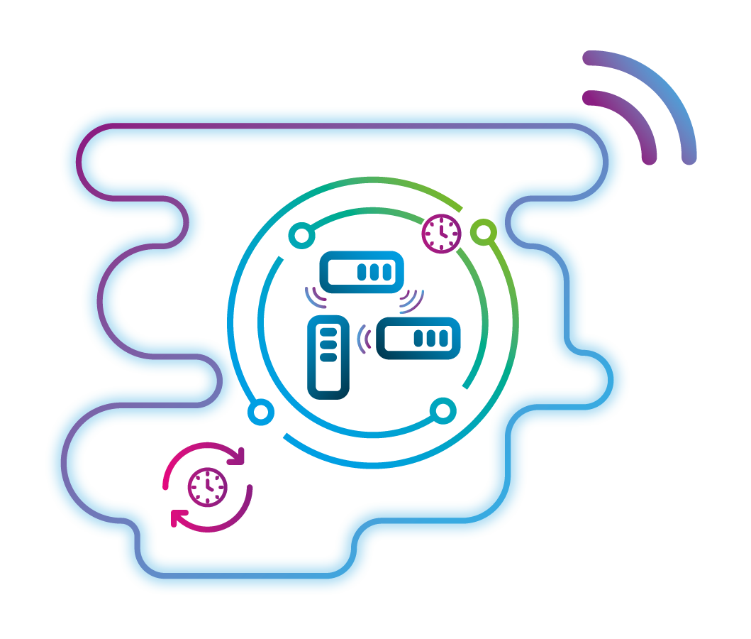Visual Representation of Asynchronous Streaming Replication, placed in the cloud shaped object.