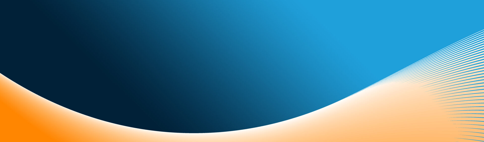 a blue gradient background, with clouds.