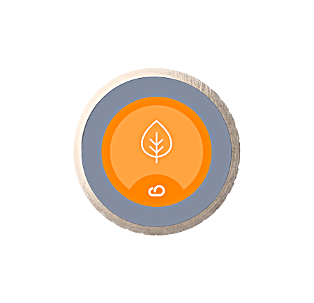 Button featuring an orange and white icon illustrating a9s mongodb data service.