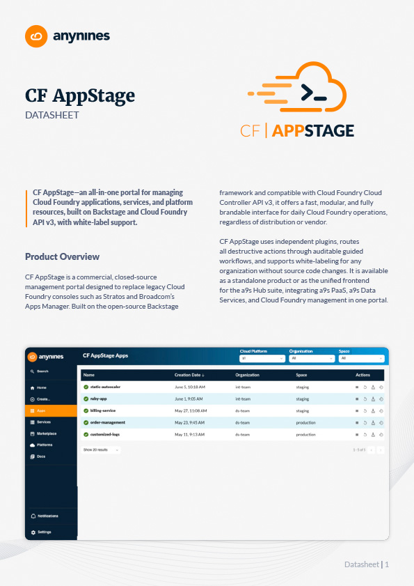 Datasheet-CF-AppStage